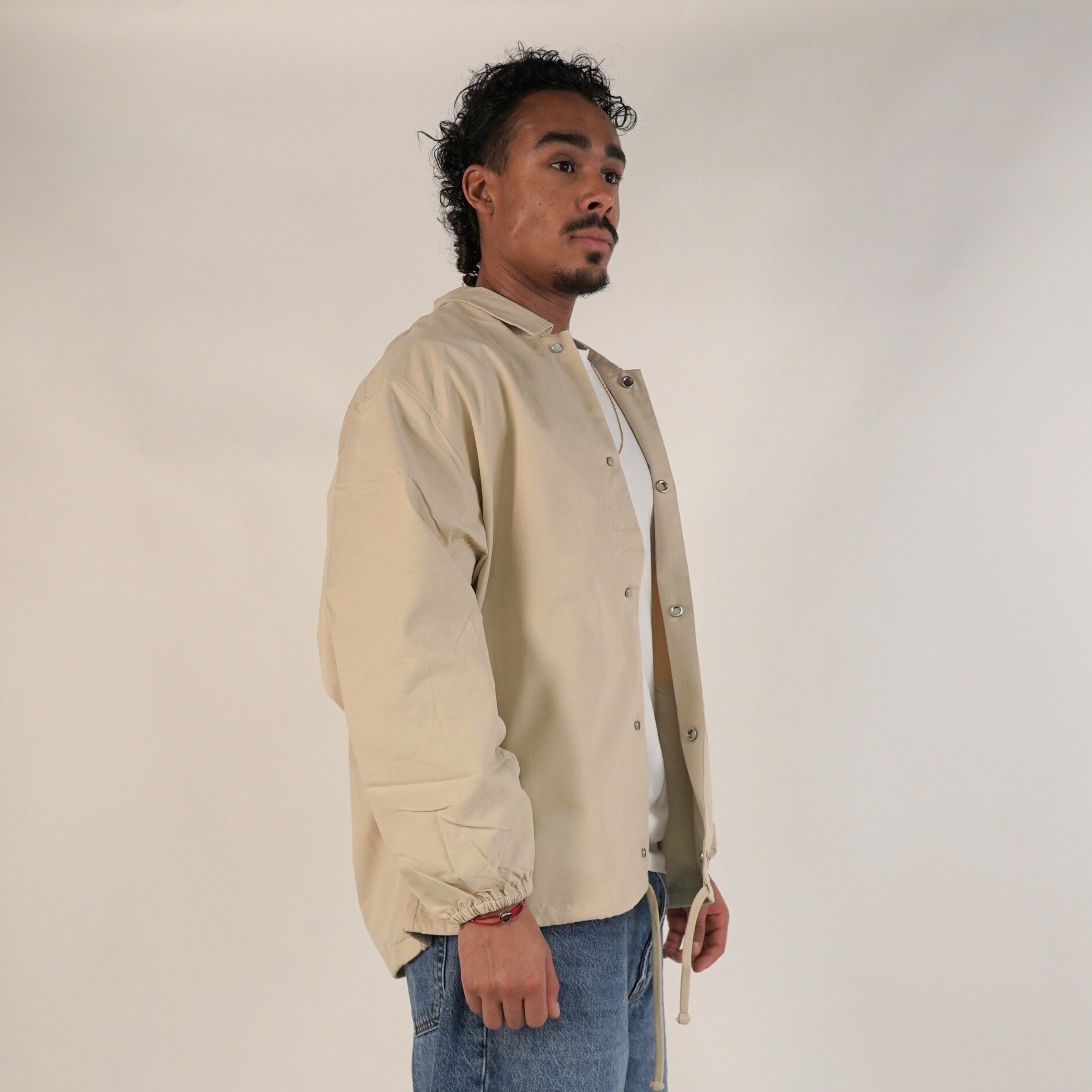 Fear of God Essentials FW20 Coach Jacket Taupe 1977 Wheat