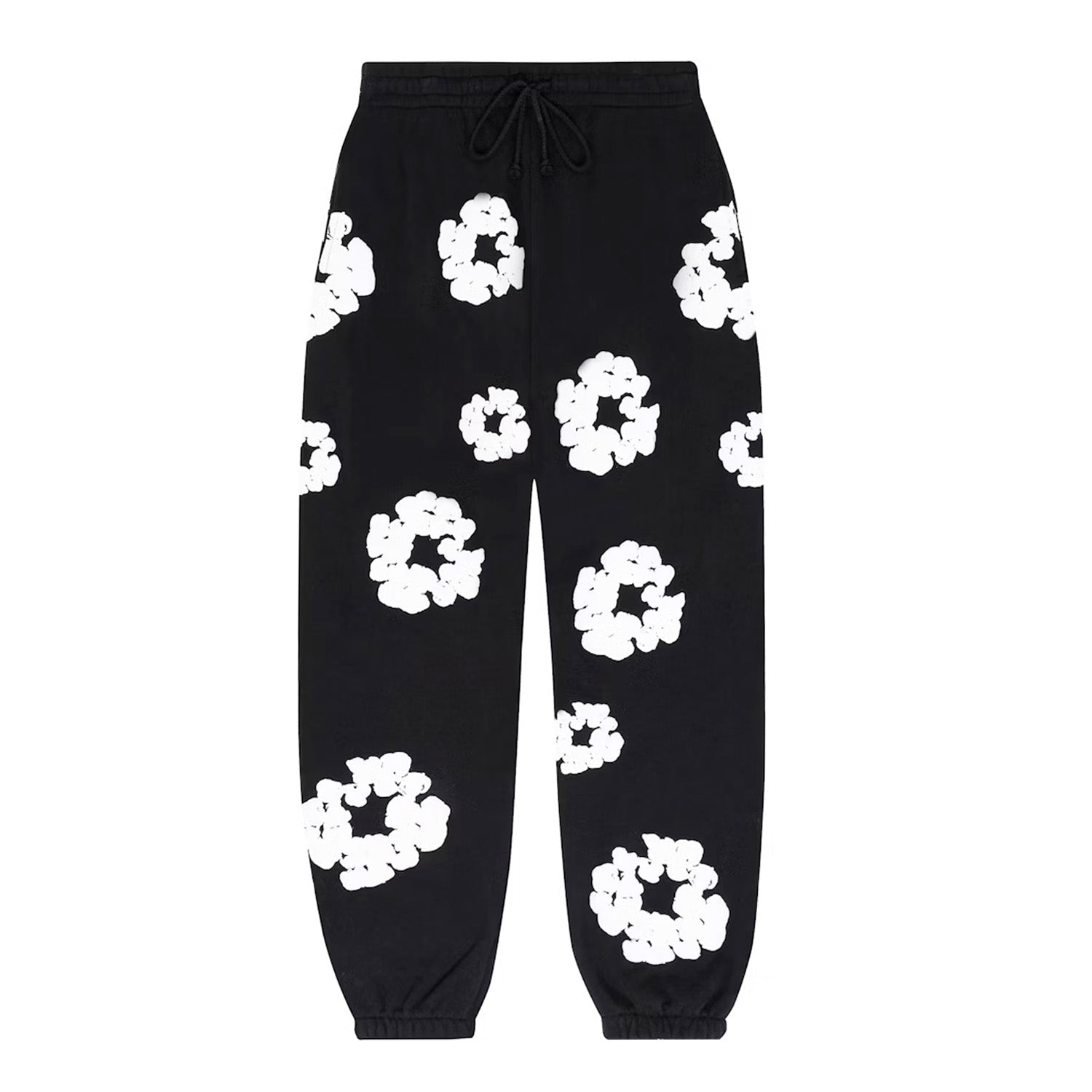 Denim Tears The Cotton Wreath Sweatpants Black - Sneaker Mode