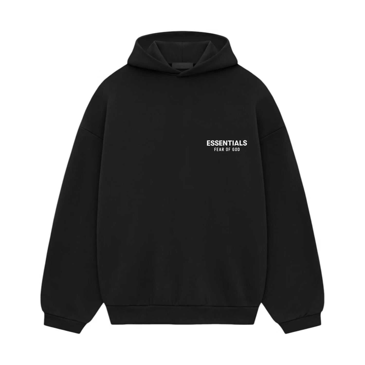 Fear of God Essentials Black Fleece Hoodie - Sneaker Mode