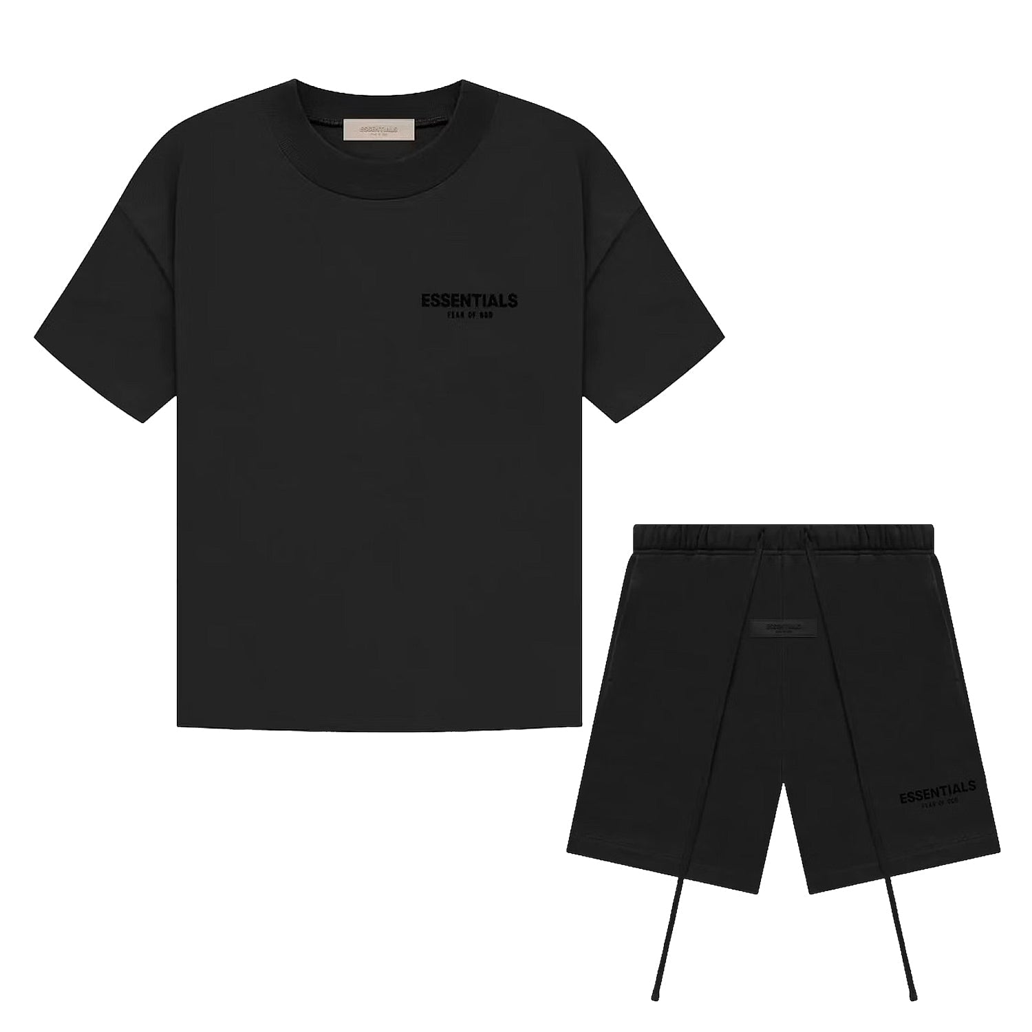 Fear of God Essentials Black Limo Summer Set - Sneaker Mode
