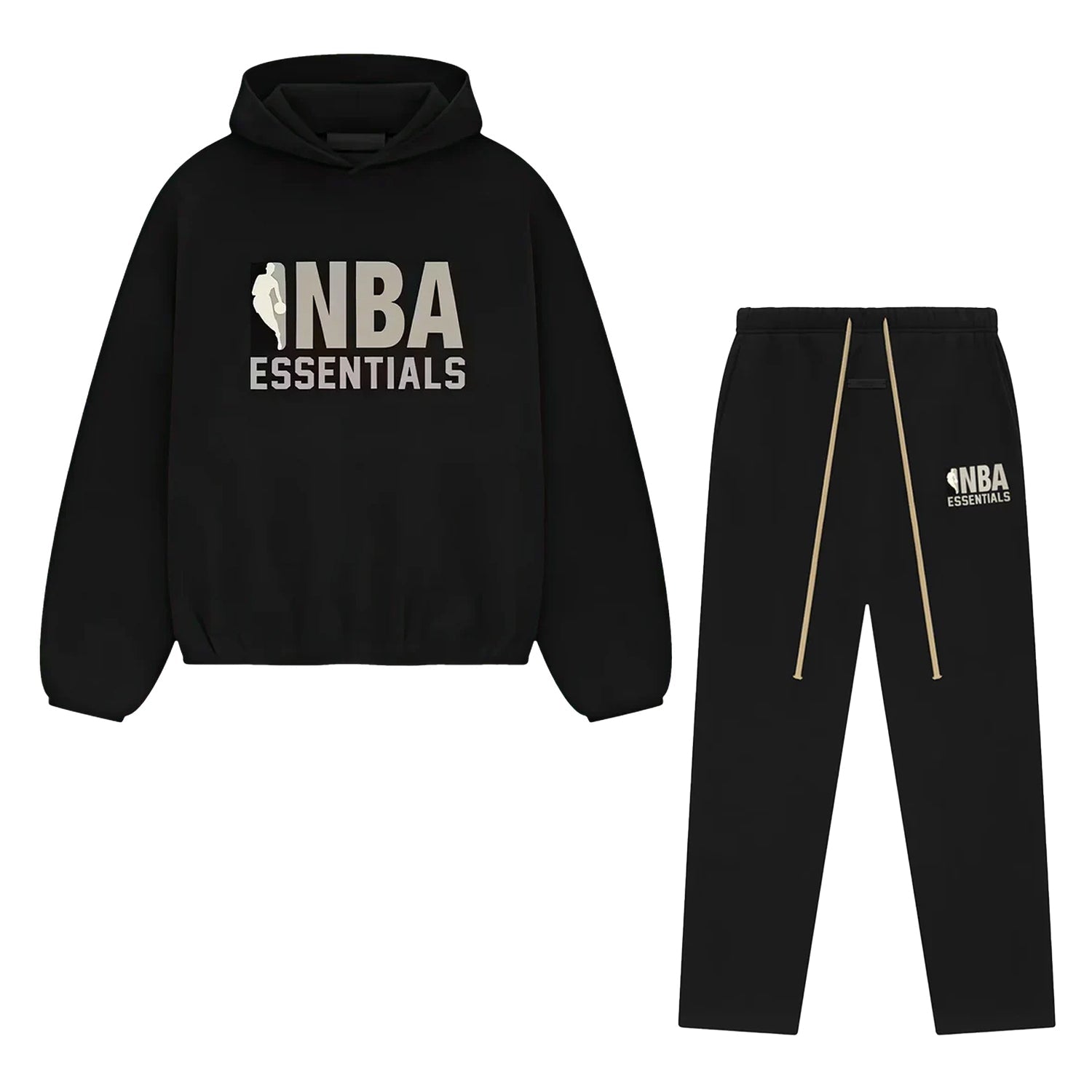 Fear Of God Essentials NBA Black Grey Set - Sneaker Mode