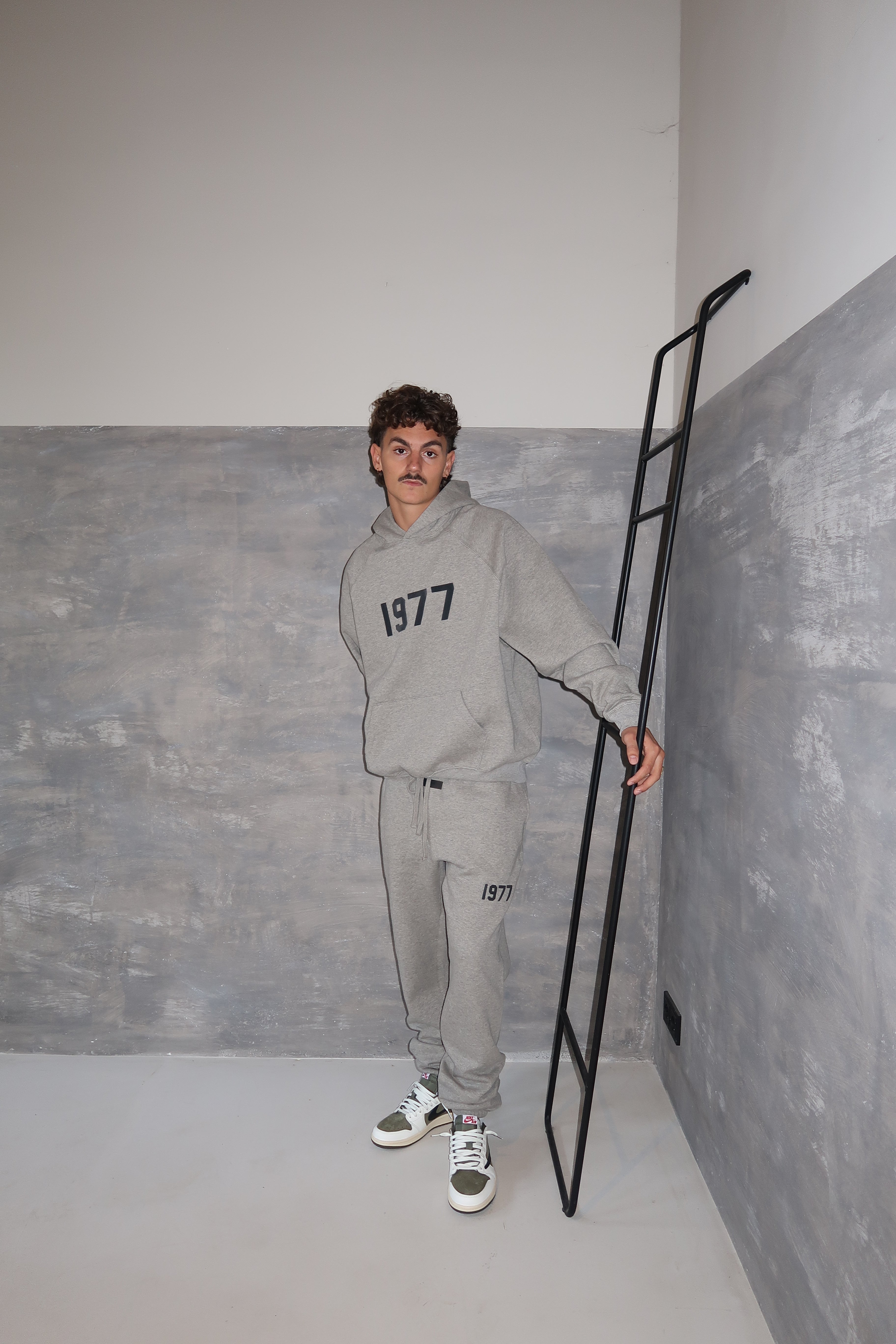 Fear of God Essentials 1977 Dark Oatmeal Hoodie