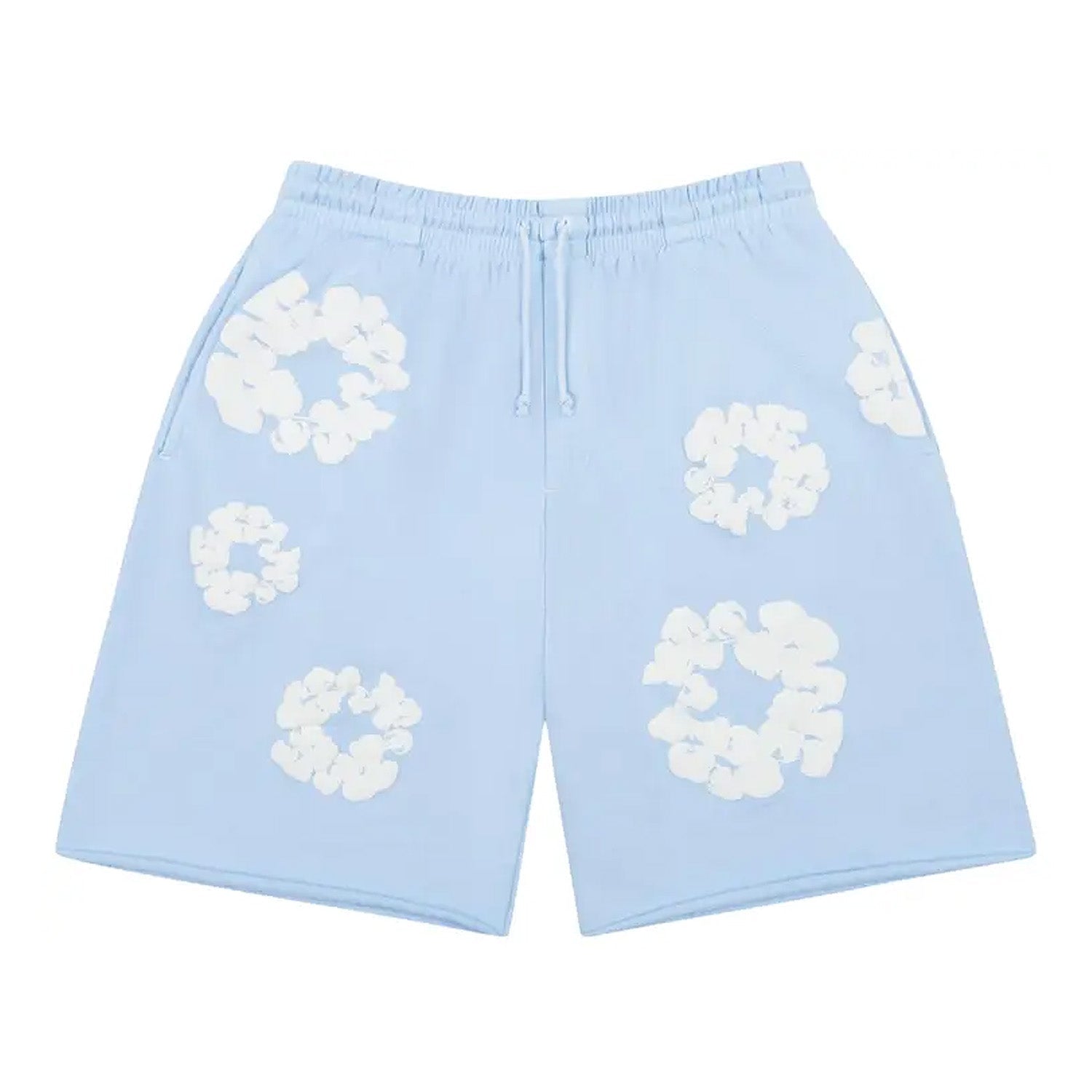 Denim Tears The Cotton Wreath Shorts Powder Blue - Sneaker Mode