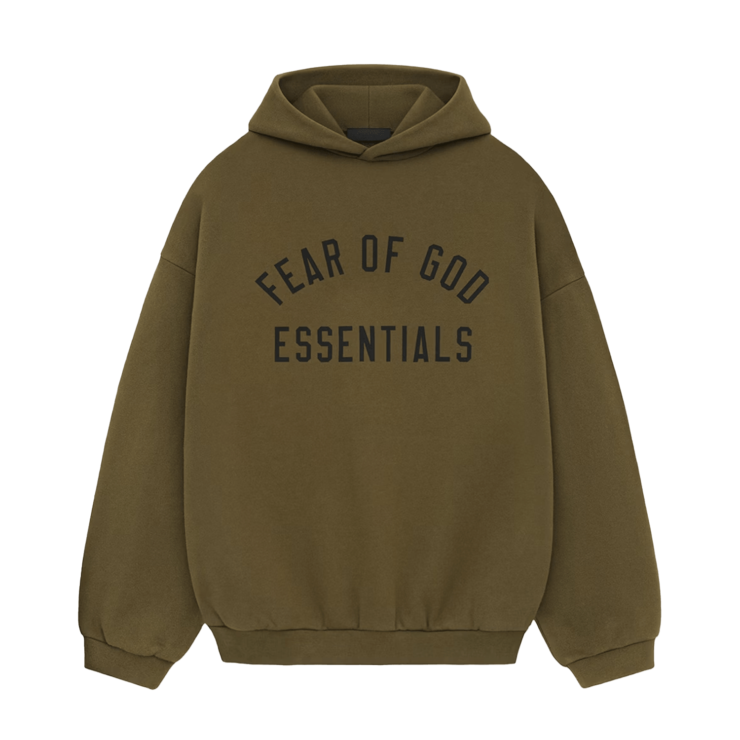 Fear Of God Essentials FW24 Olive Hoodie - Sneaker Mode