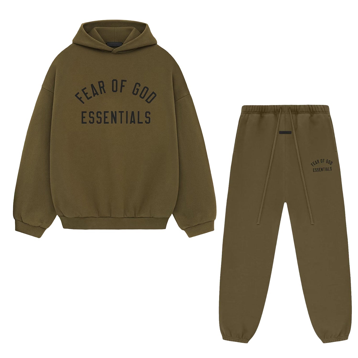 Fear Of God Essentials FW24 Olive Set - Sneaker Mode