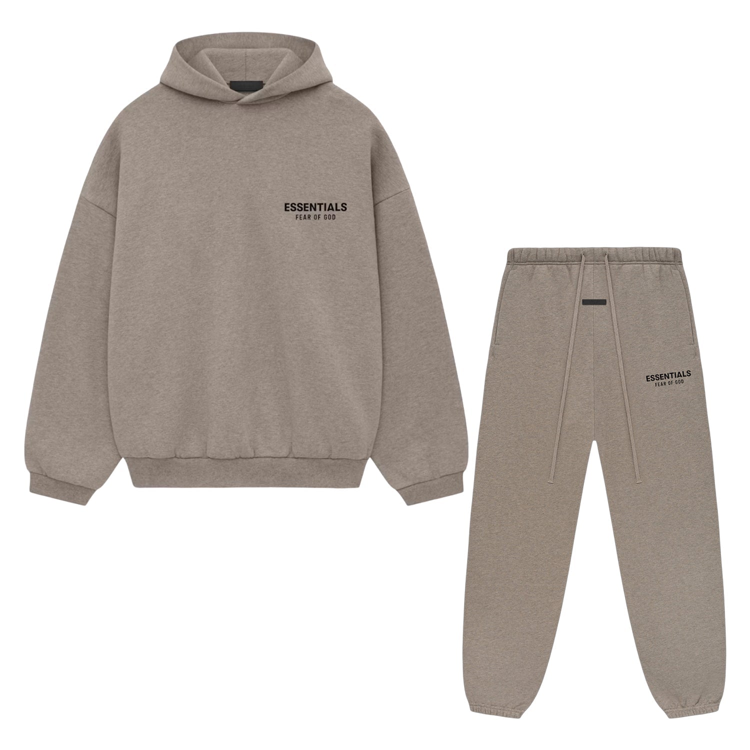 Fear of God Essentials Heather Gray Fleece Full Set - Sneaker Mode