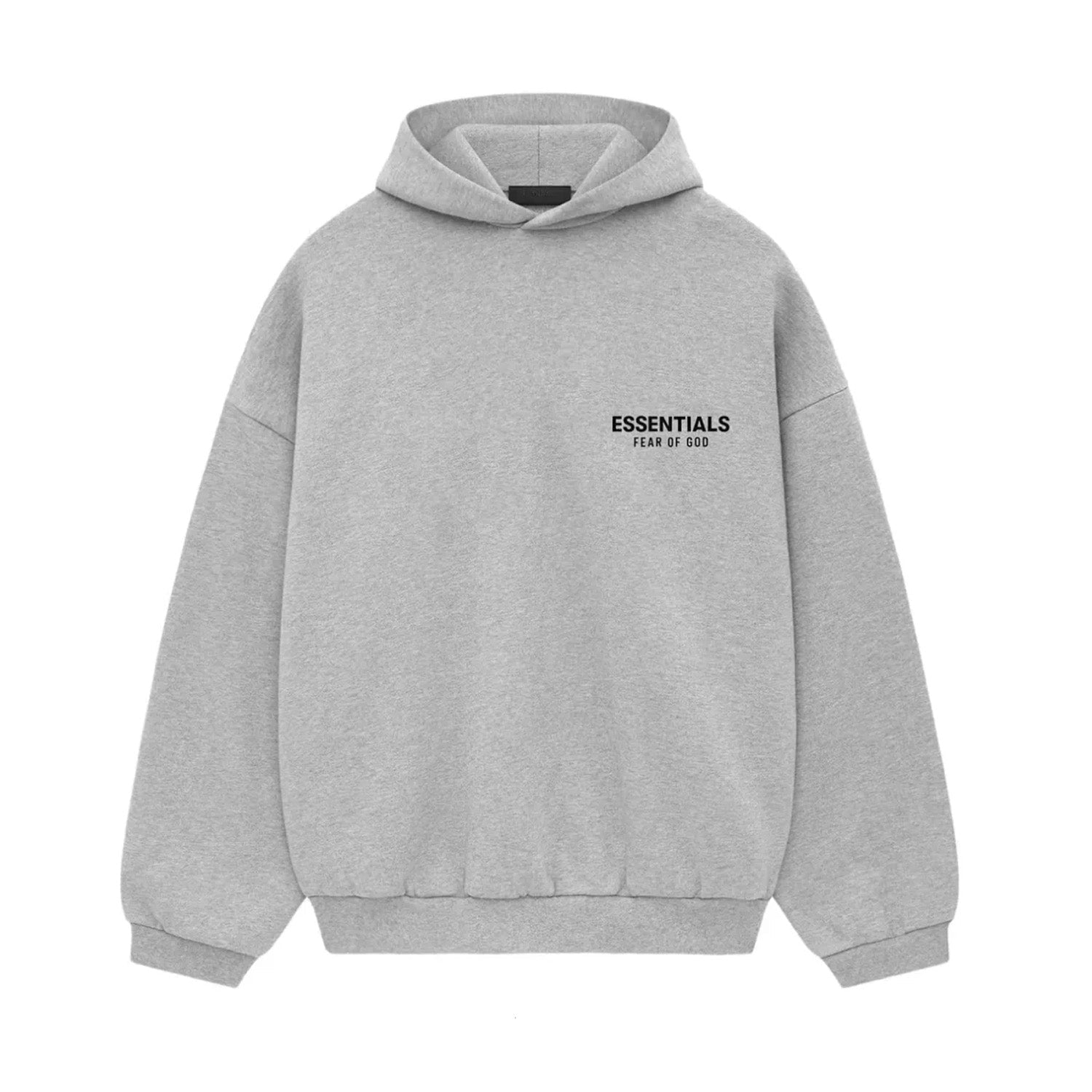 Fear of God Essentials Light Heather Gray Fleece Hoodie - Sneaker Mode