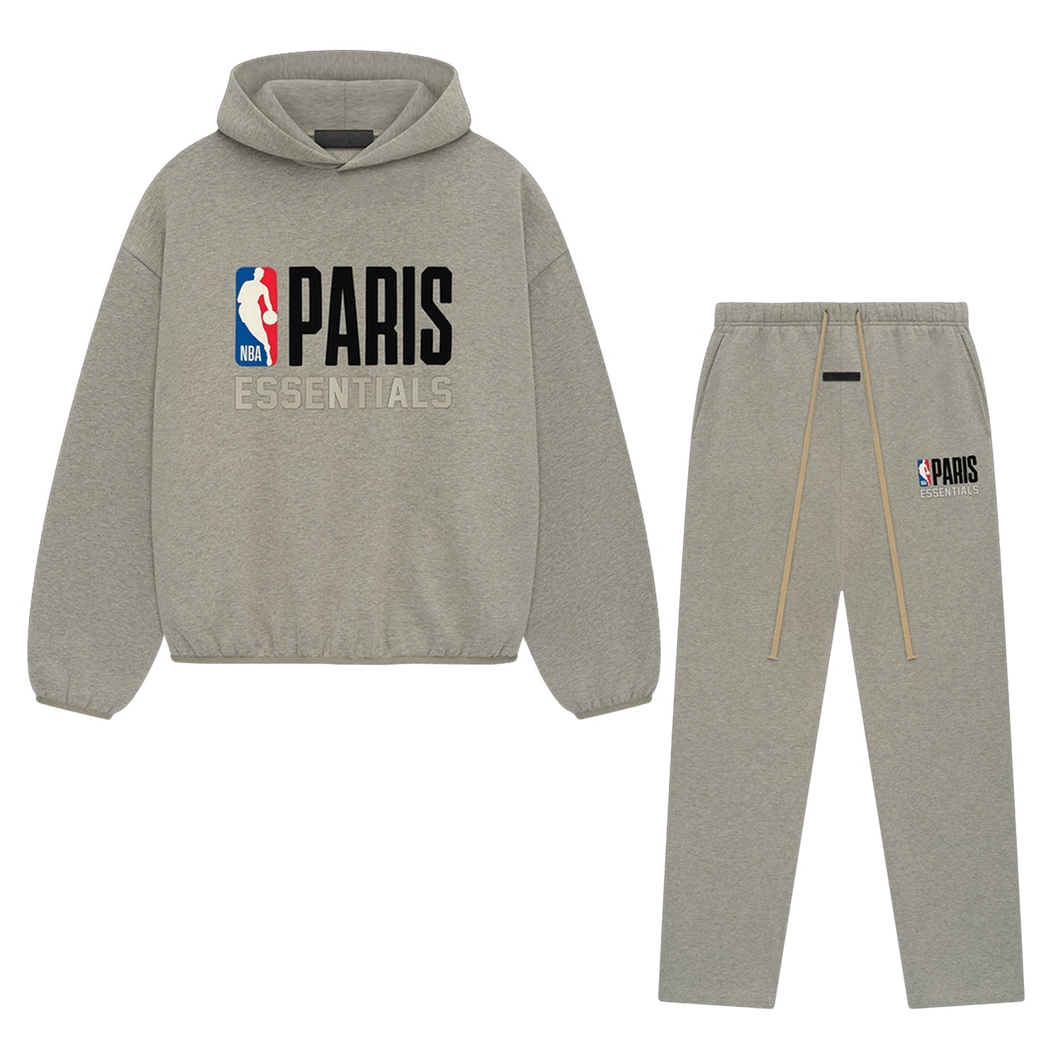 Fear of God Essentials NBA Paris Warm Heather Paris Set - Sneaker Mode